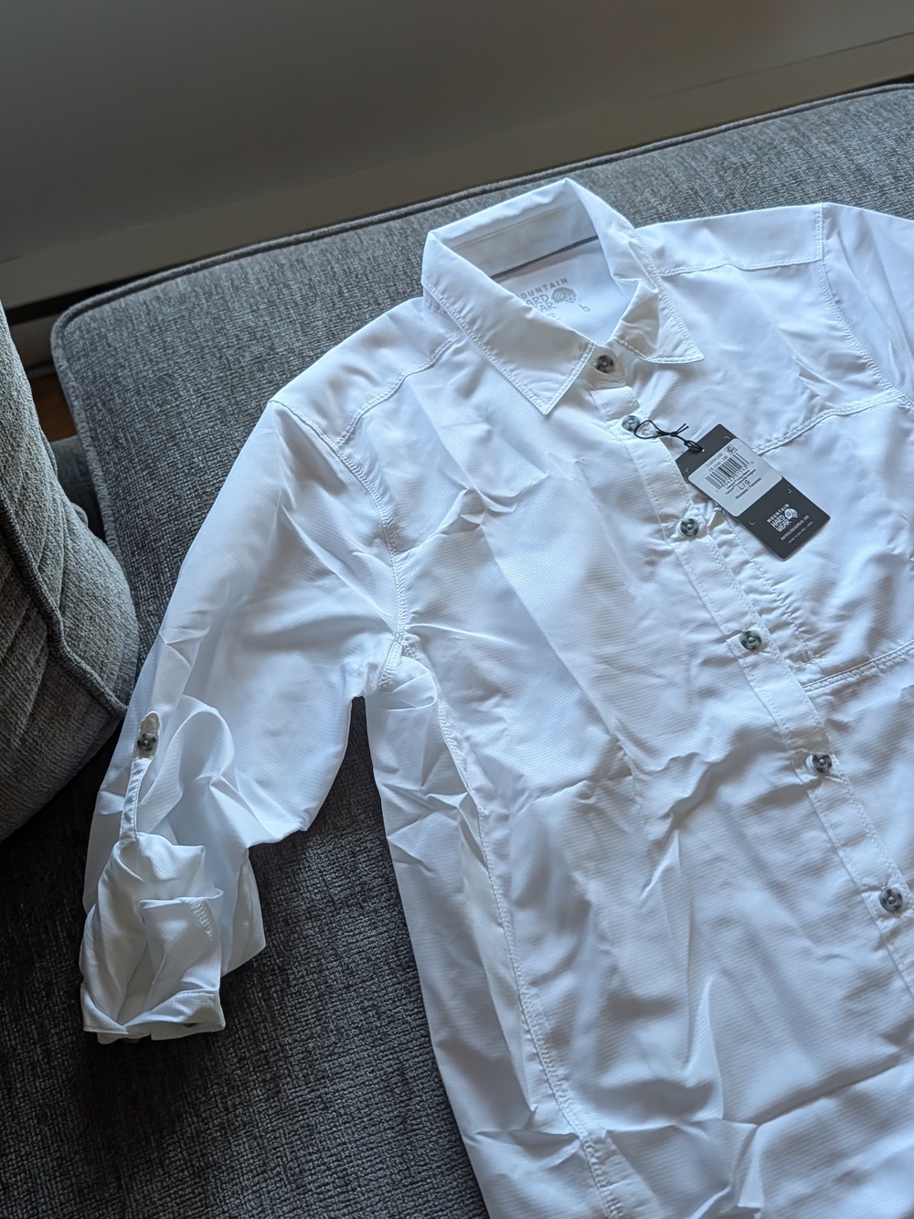 Mountain Hardwear Hiking Button Down Shirt-Womens